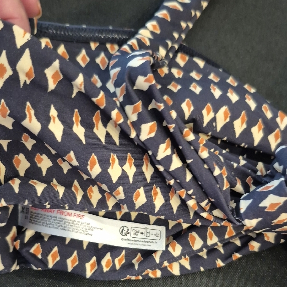 Graham Keegan Patterned Strapless Bikini Top From Anthropologie 2x - Picture 9 of 10
